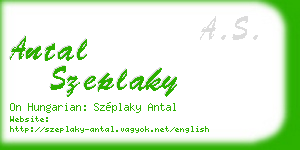 antal szeplaky business card